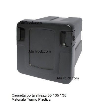 Cassetta porta attrezzi 35 35 35 in termoplastica per camion