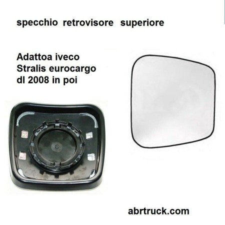 PIASTRA SPECCHIO DX - SX 184x200 mm Adatto a Iveco 504197879-2997668